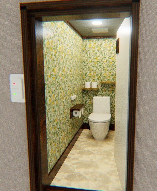 お手洗い　パース